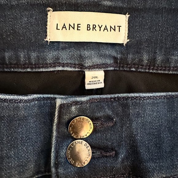 Lane Bryant Flex Magic Waistband Tighter Tummy High Rise Straight jeans 20 TALL - Picture 3 of 6